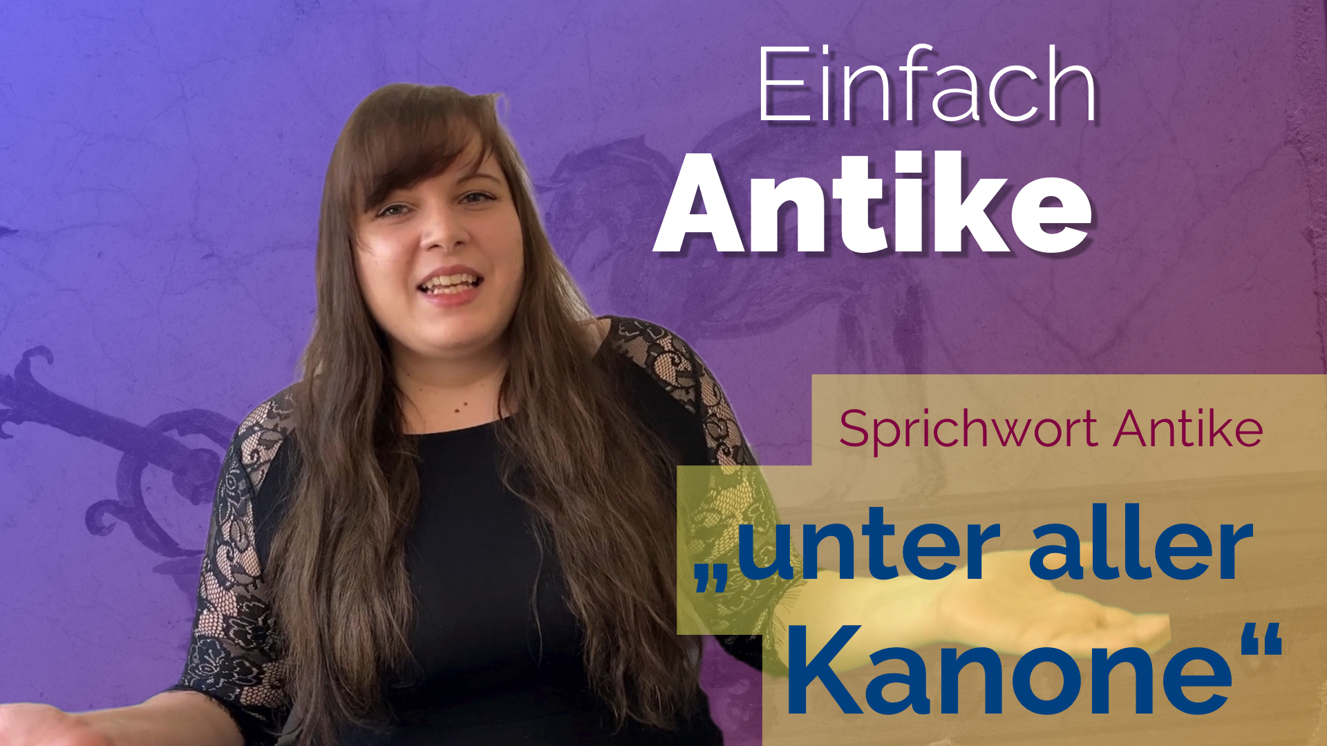 Unter aller Kanone – Sprichwort Antike