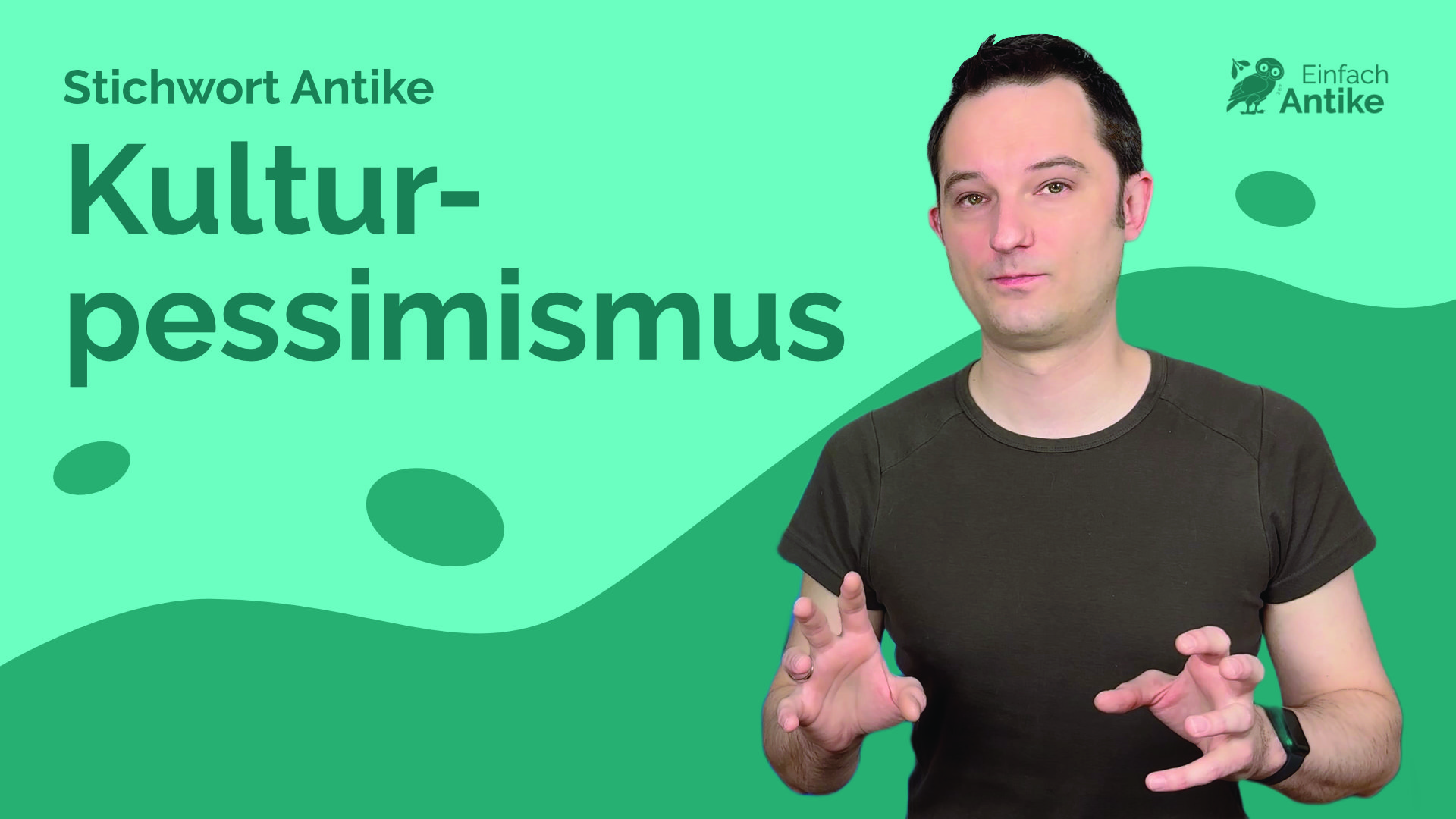 Kulturpessimismus – Stichwort Antike